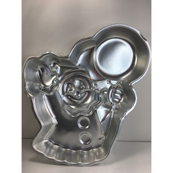 Wilton Cake Pan Vintage Circus Clown with Balloon 1981 - Picture 2 of 7